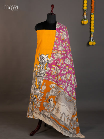 kalamkari Salwar Unstitch - MED07001