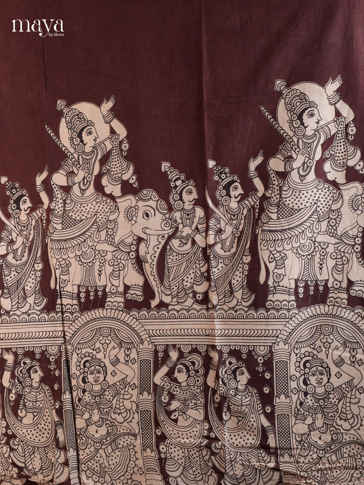 kalamkari Salwar Unstitch - MED07002