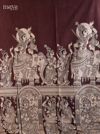 kalamkari Salwar Unstitch - MED07002