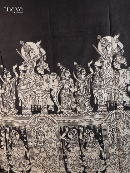 kalamkari Salwar Unstitch  - MED07004
