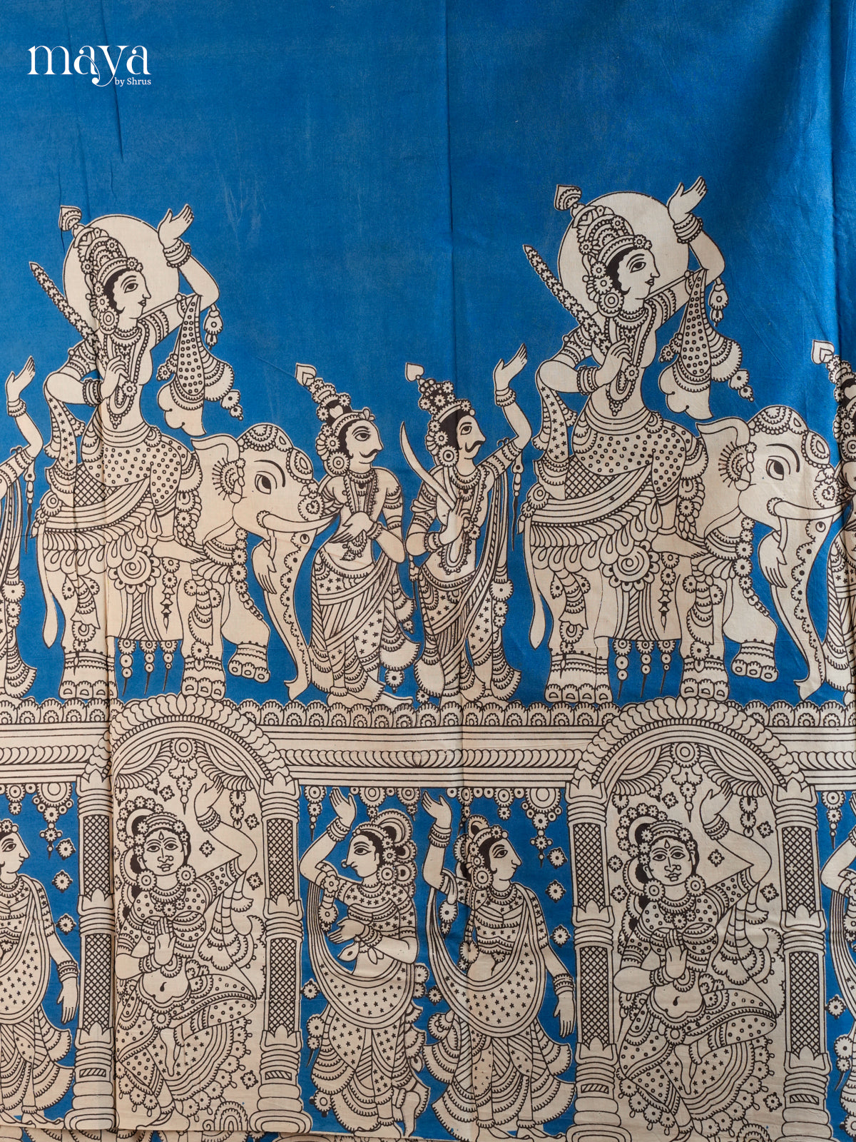 kalamkari Salwar Unstitch - MED07005