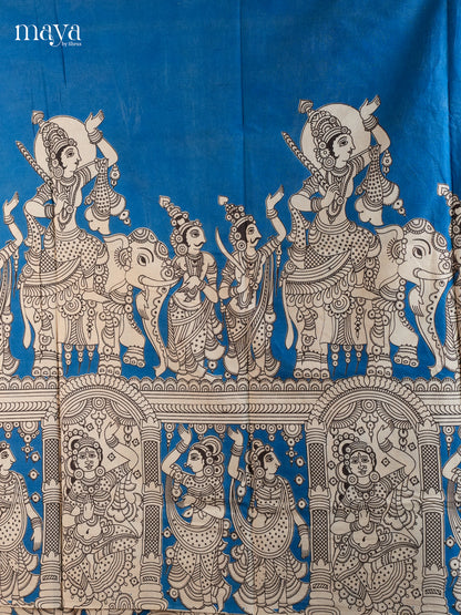 kalamkari Salwar Unstitch - MED07005