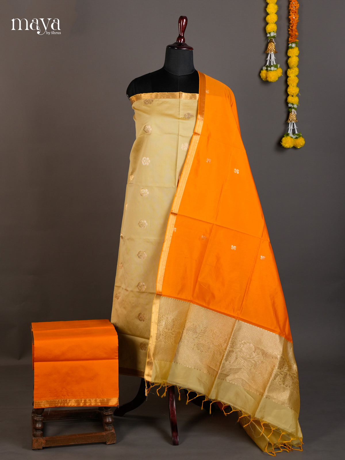 semi softsilk salwar - MED20101