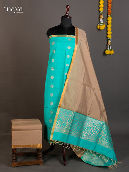 semi softsilk salwar - MED20106