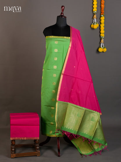 semi softsilk salwar - MED20108