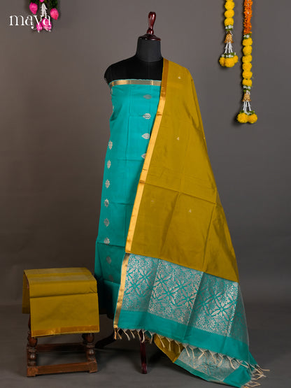 semi softsilk salwar - MED20109