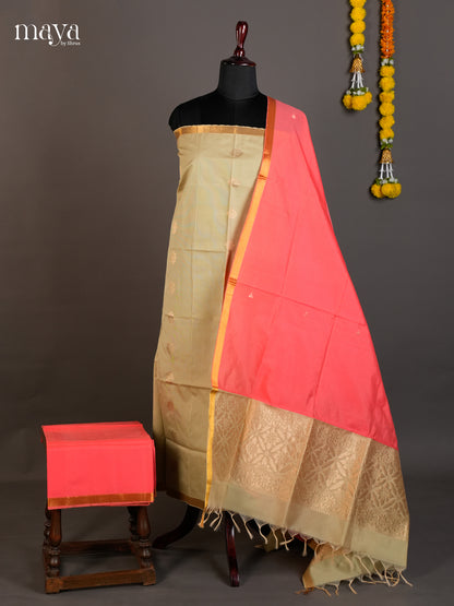 semi softsilk salwar - MED20117