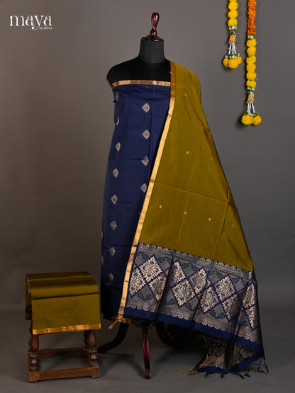 semi softsilk salwar - MED20126