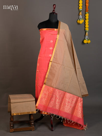 semi softsilk salwar - MED20127