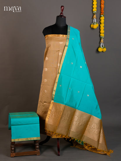 semi softsilk salwar - MED20128