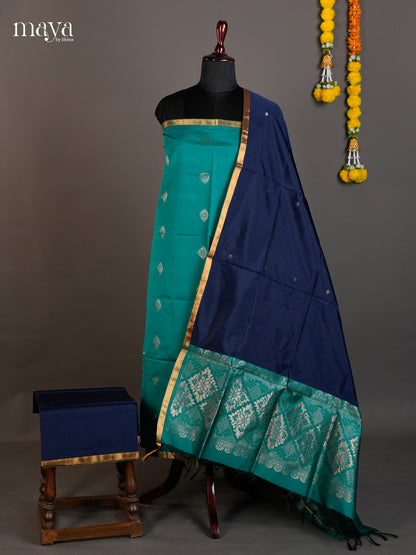 semi softsilk salwar - MED20132