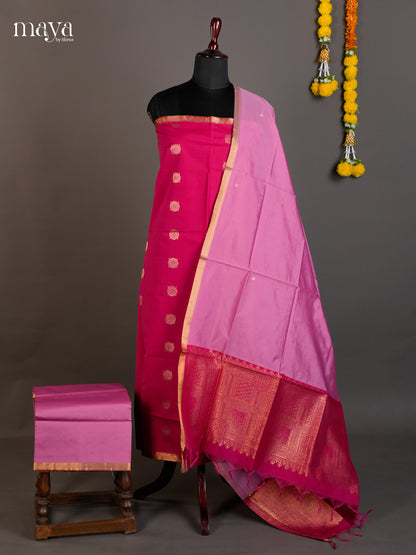semi softsilk salwar - MED20135