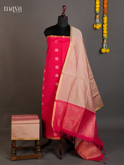 semi softsilk salwar - MED20148