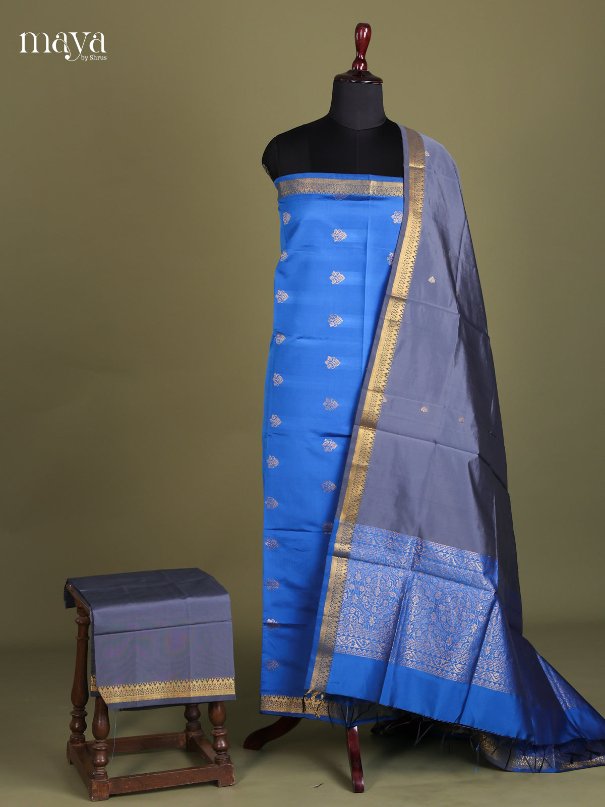 semi softsilk salwar - MEE22012