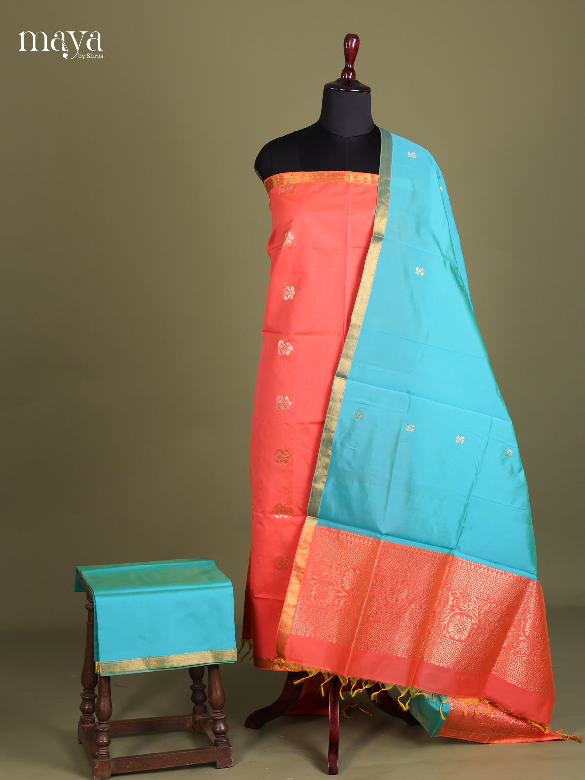 semi softsilk salwar - MEE22014