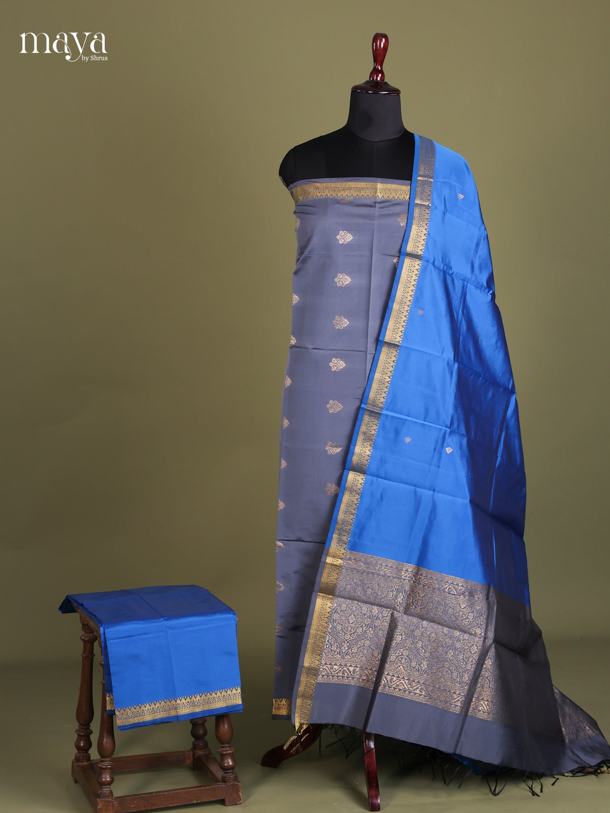 semi softsilk salwar - MEE22022