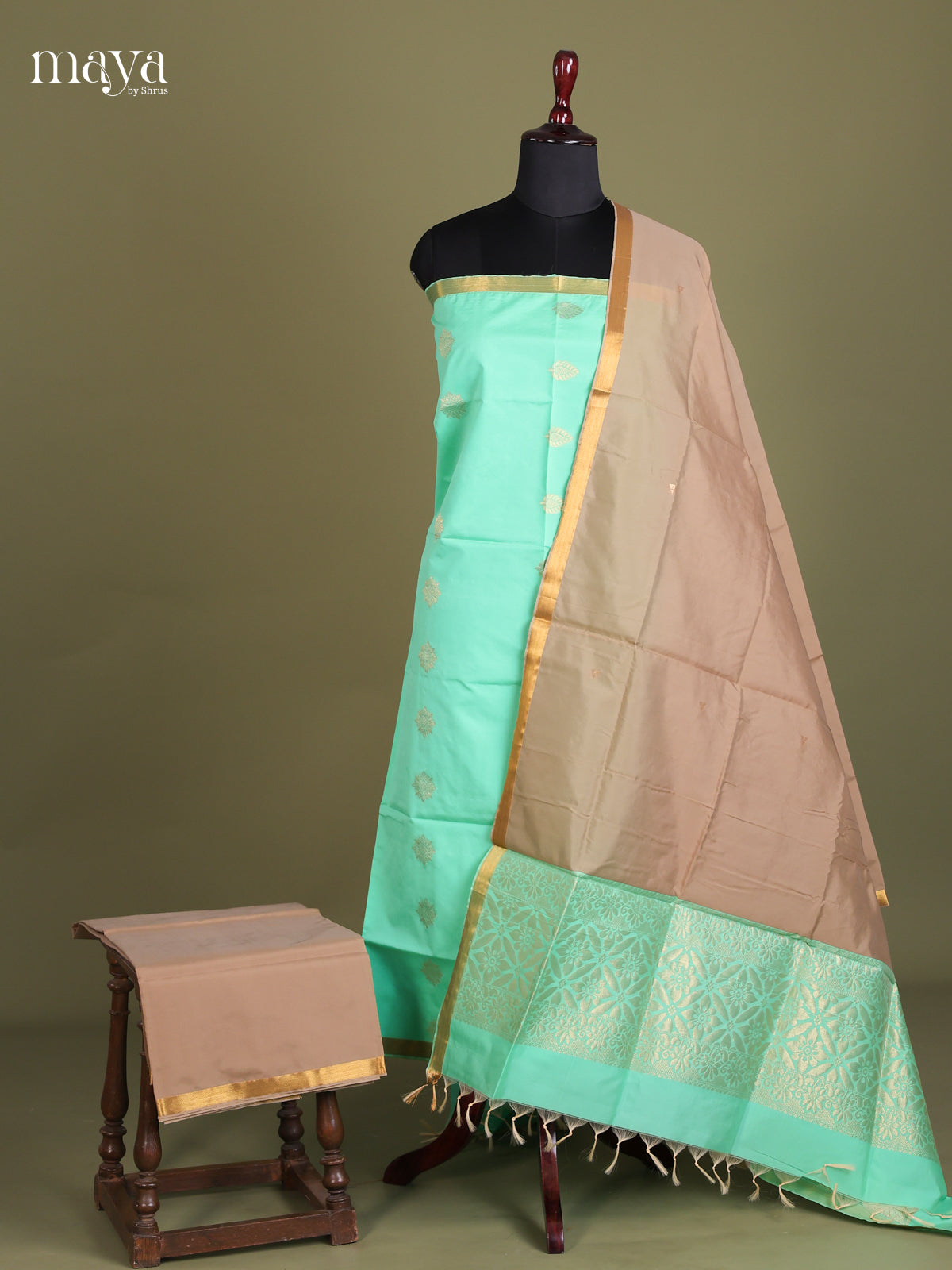 semi softsilk salwar - MEE22026