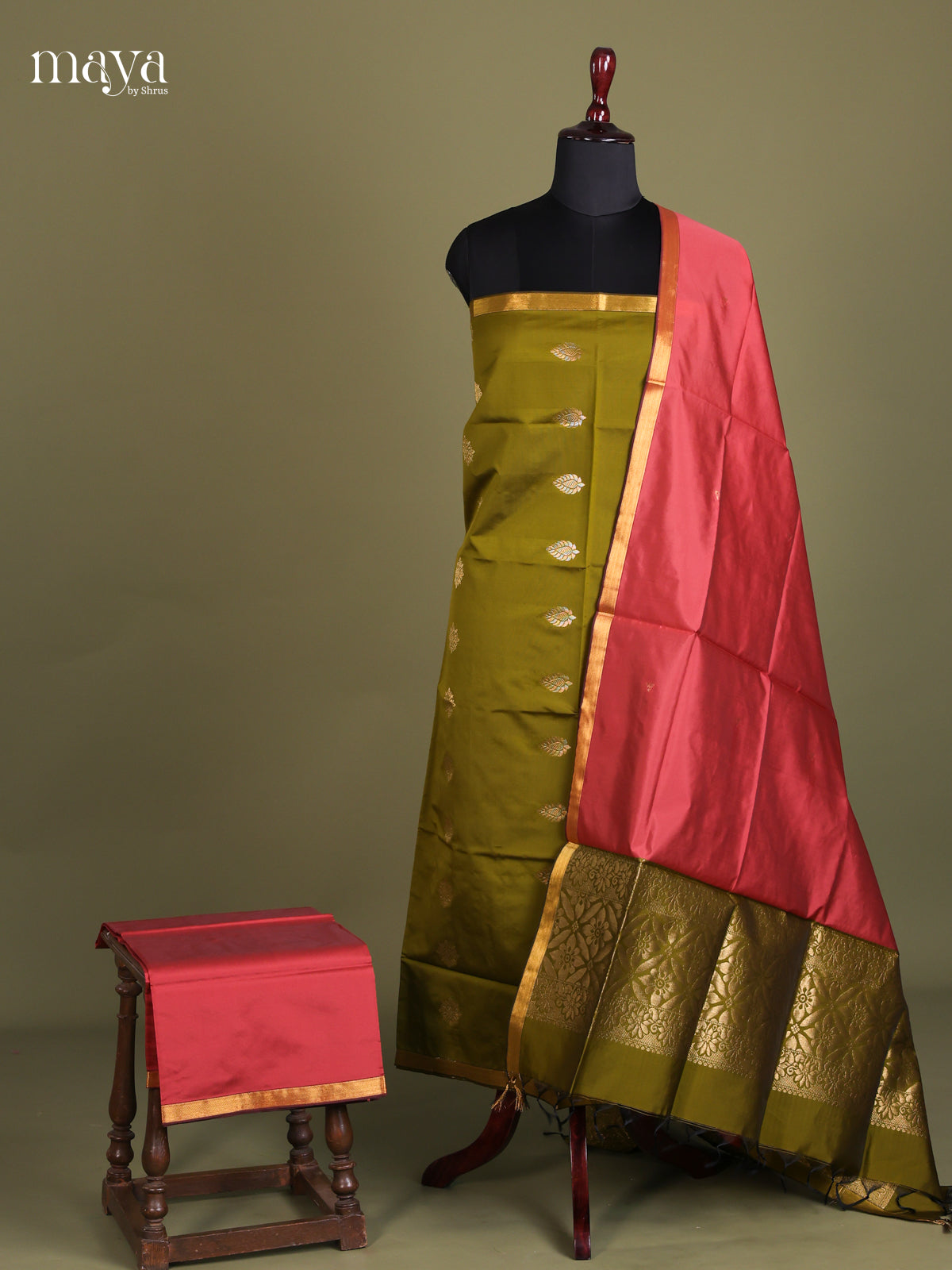 semi softsilk salwar - MEE22027