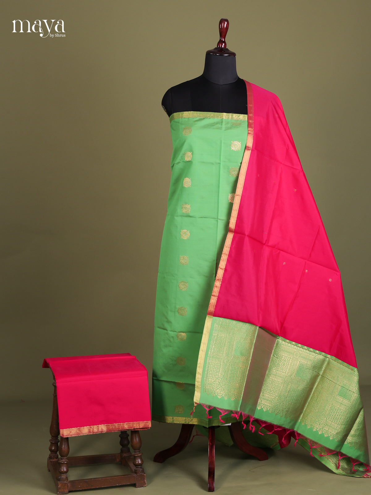 semi softsilk salwar - MEE22034