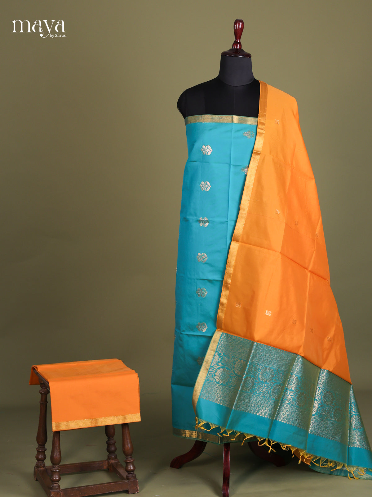 semi softsilk salwar - MEE22035