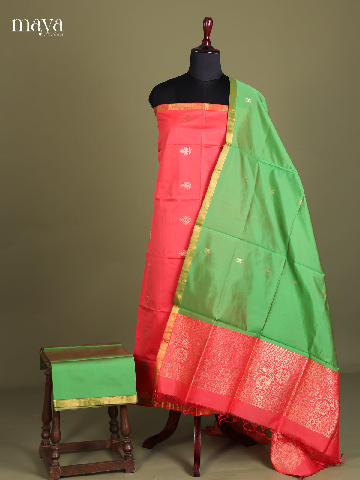 semi softsilk salwar - MEE22036