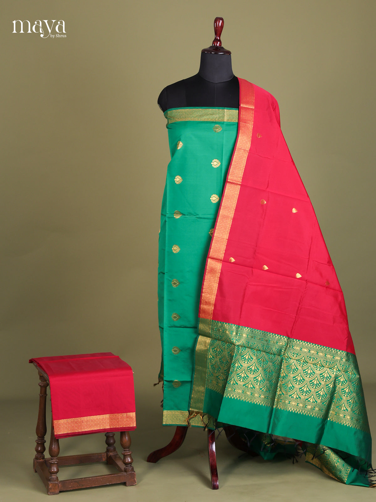 semi softsilk salwar - MEE22107