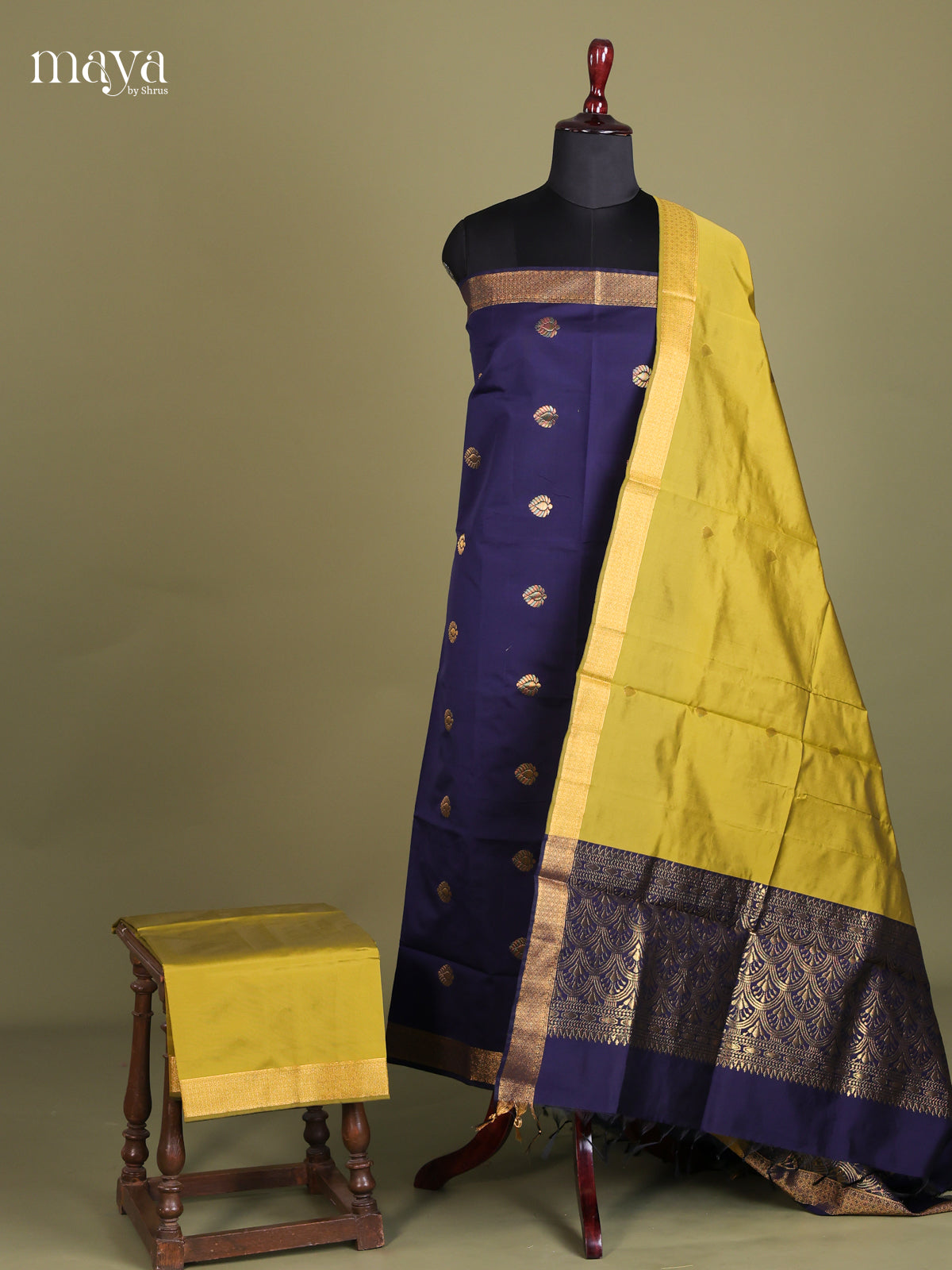 semi softsilk salwar - MEE22113