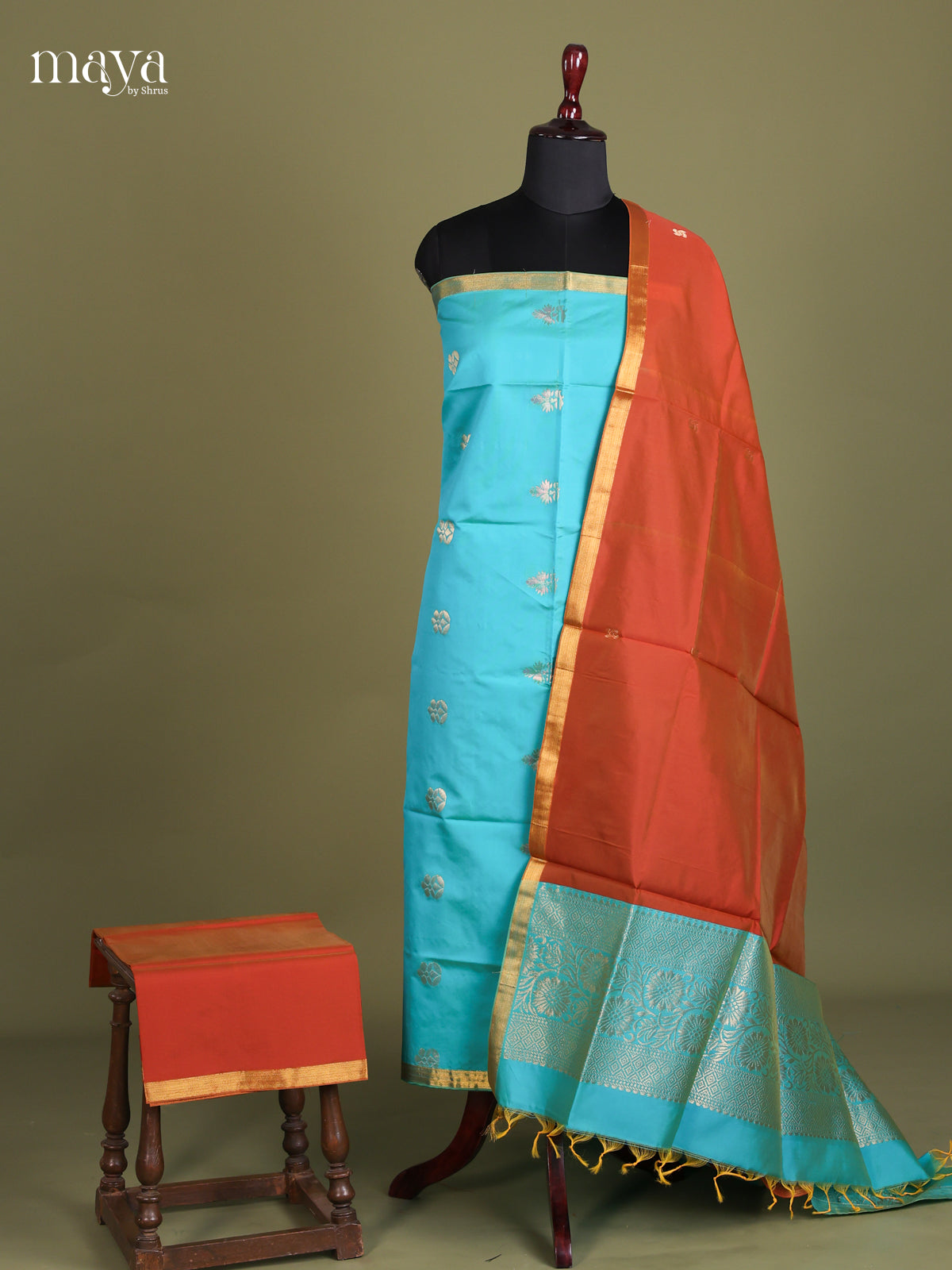 semi softsilk salwar - MEE22137