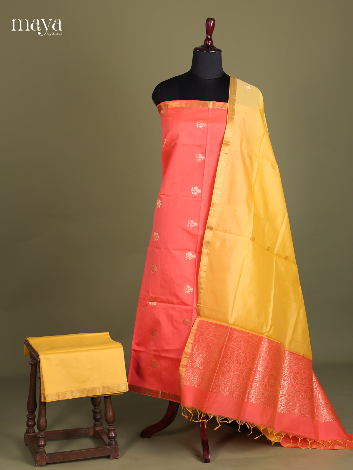 semi softsilk salwar - MEE22158