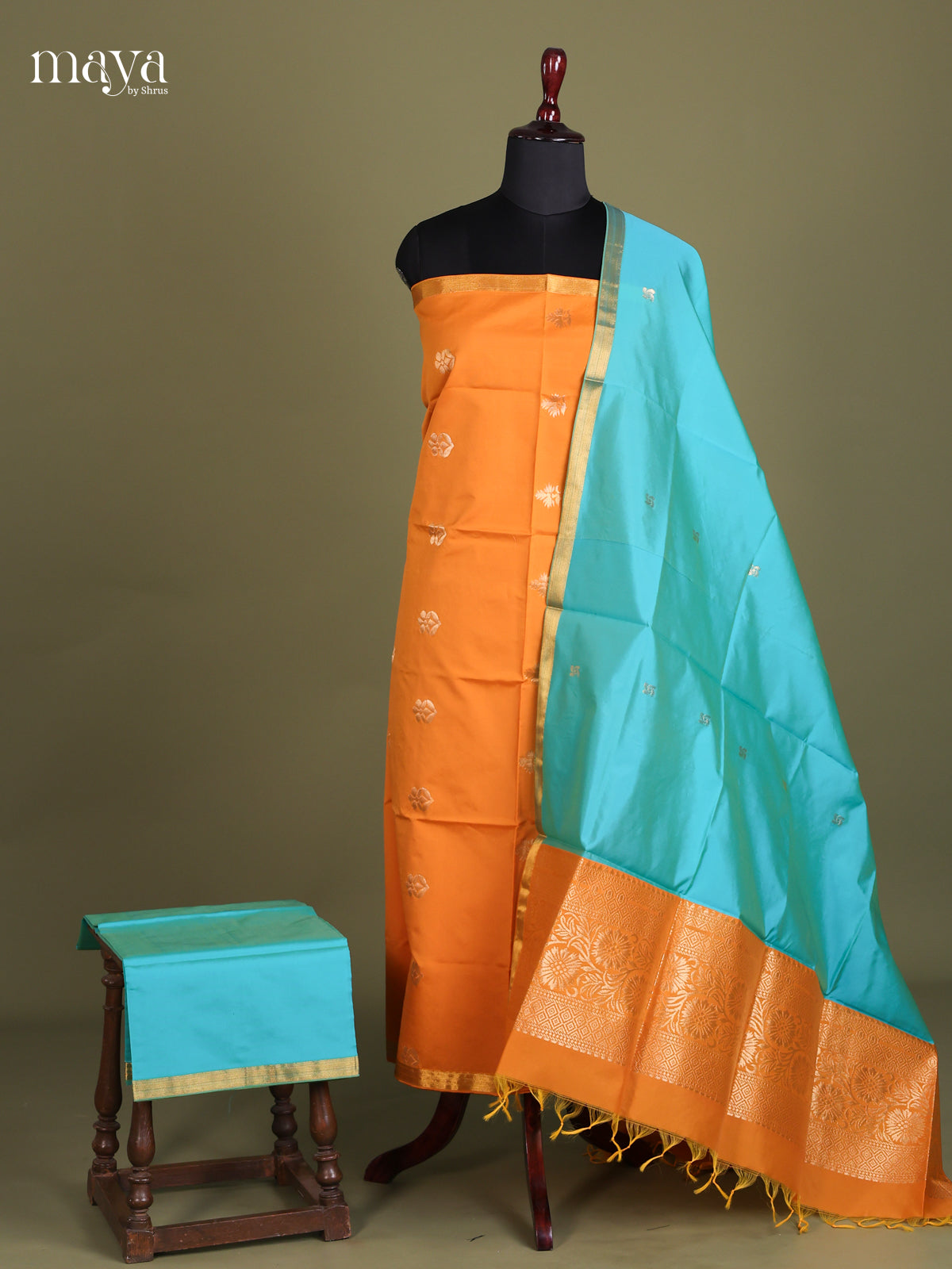 semi softsilk salwar - MEE22160