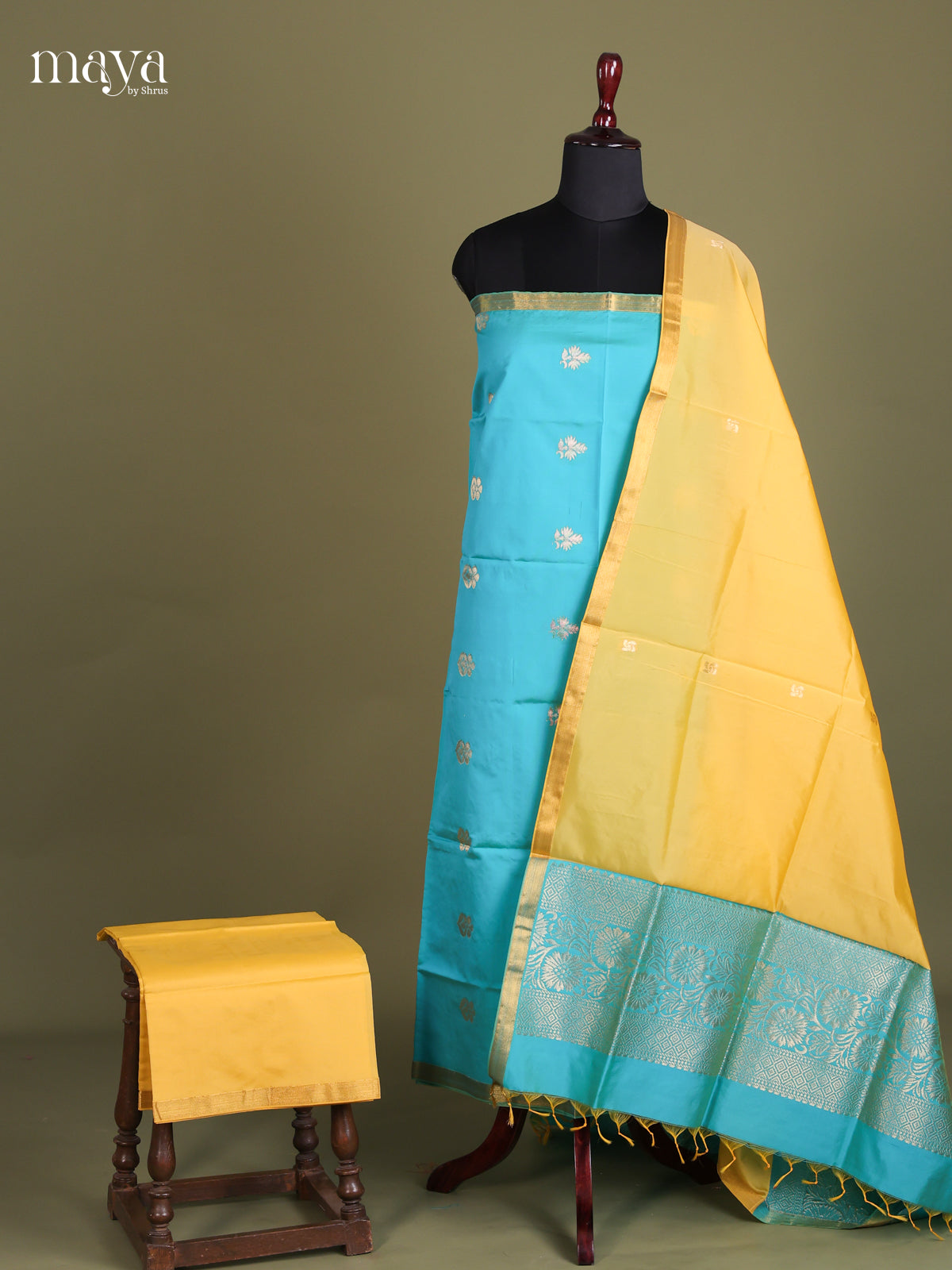 semi softsilk salwar - MEE22162