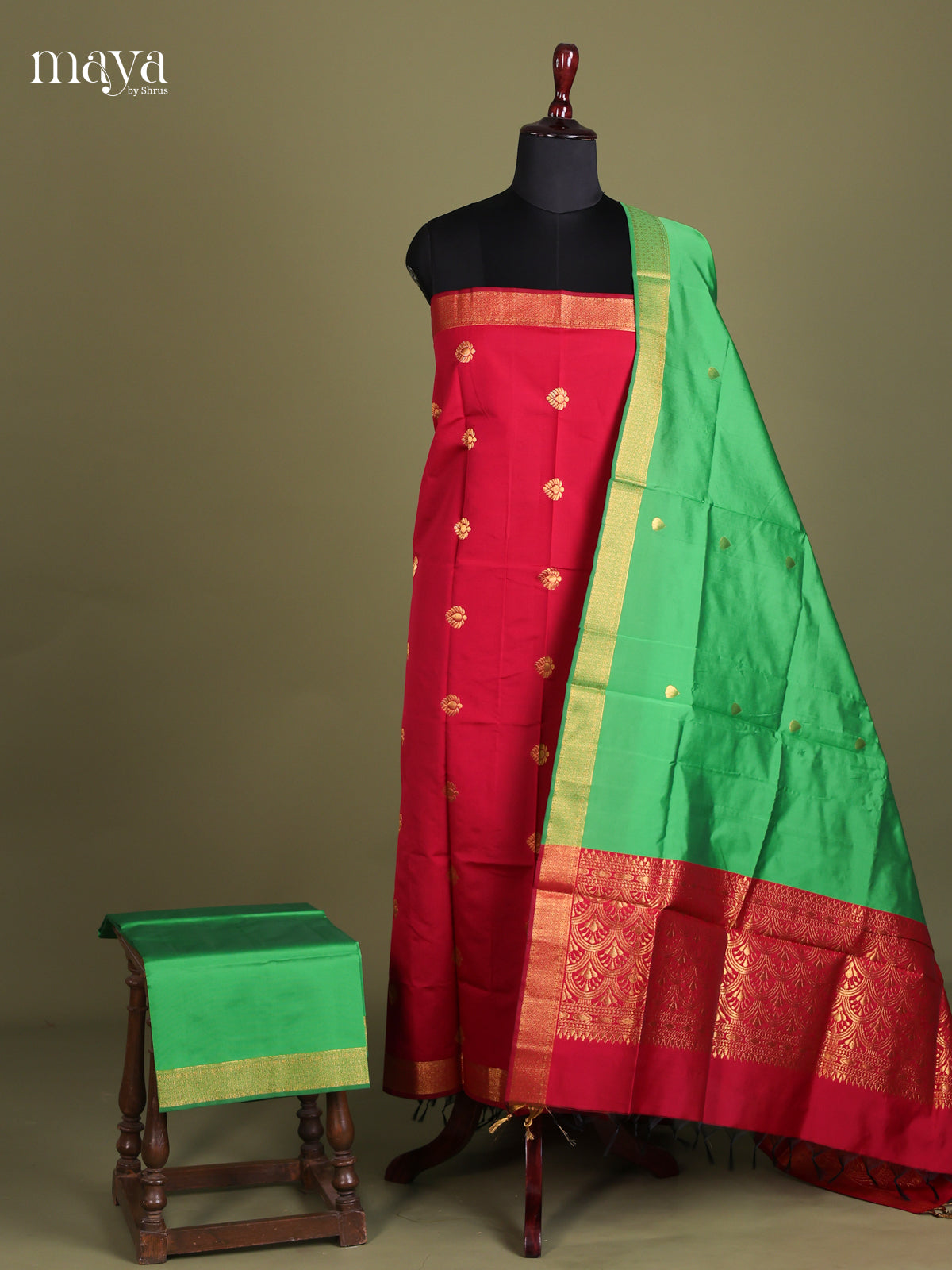 semi softsilk salwar - MEE22163
