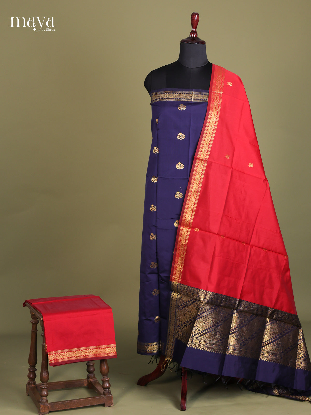 semi softsilk salwar - MEE22164