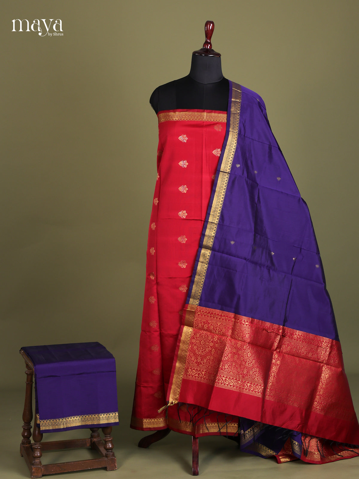 semi softsilk salwar - MEE22165