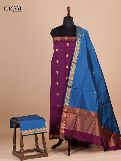 semi softsilk salwar - MEF27136