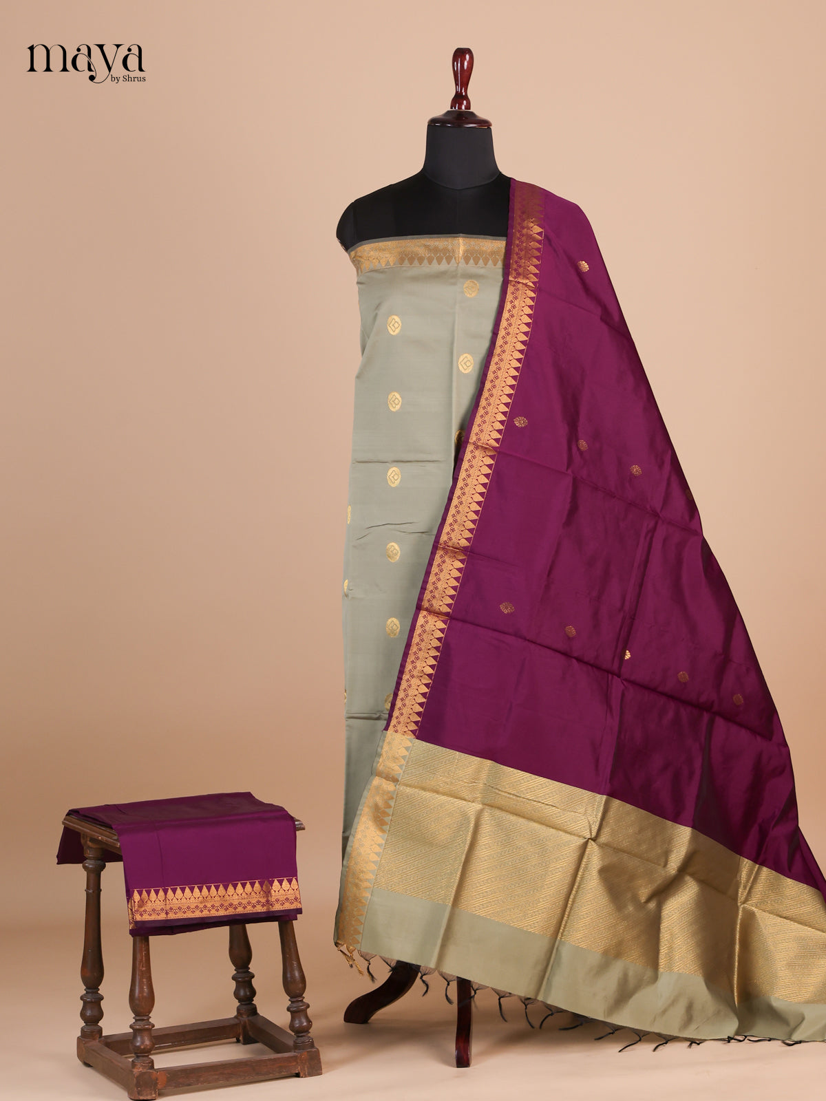 semi softsilk salwar - MEF27154