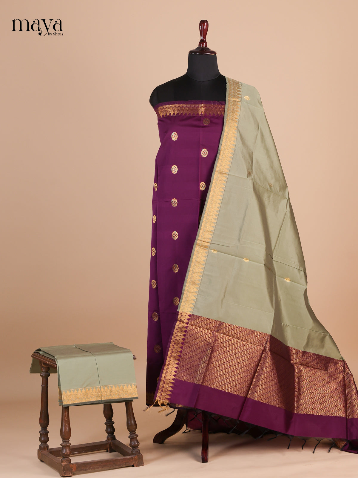 semi softsilk salwar - MEF27160