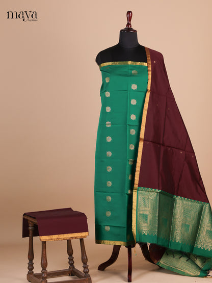 semi softsilk salwar - MEF27191
