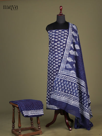 Blue - Cotton salwar