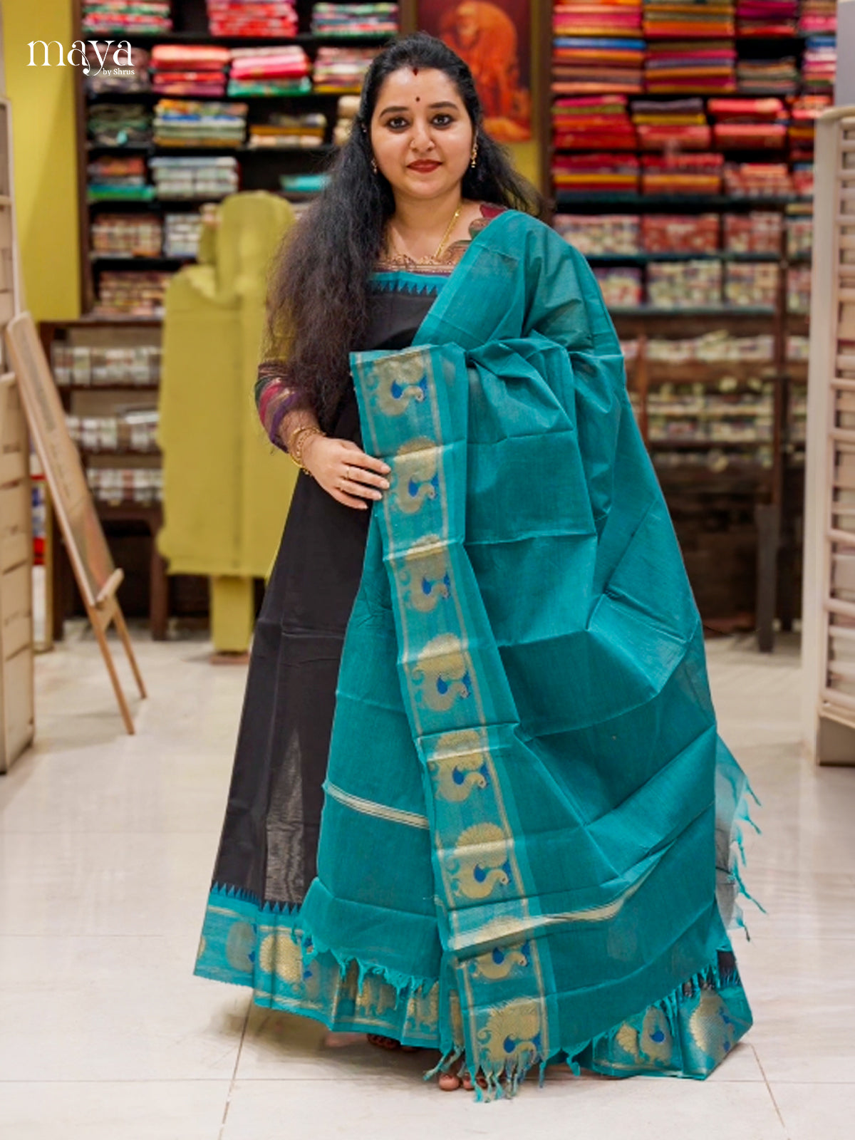 chettinad top & dupatta combo - MEG02007