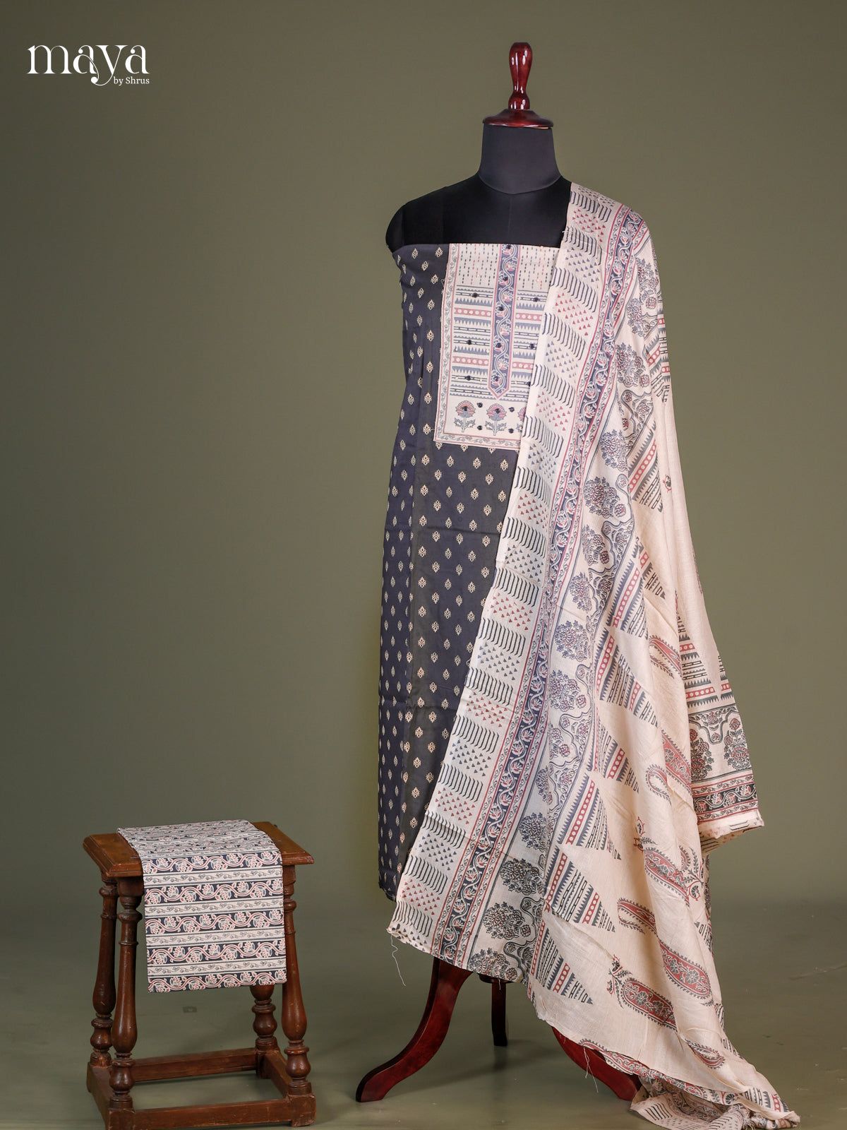 MEG13354  - Cotton salwar Unstitched