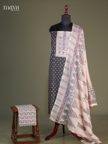 MEG13354  - Cotton salwar Unstitched