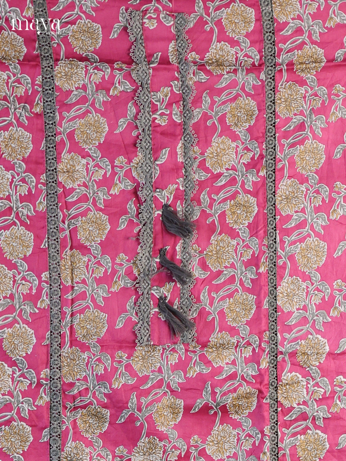 Pink -Cotton salwar Unstitched