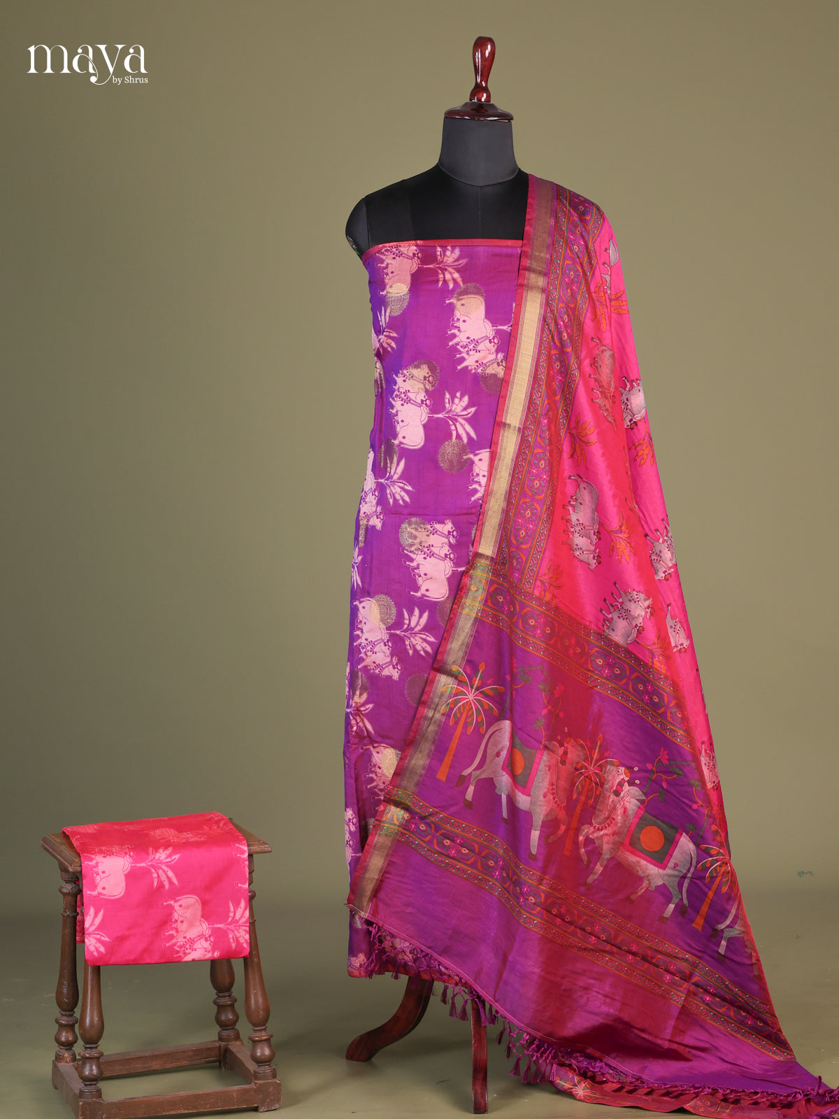 semi patola salwar - MEG14240