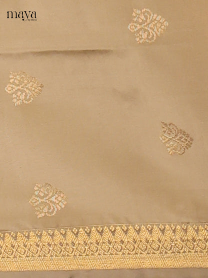 Elegant Kashish Grey semi softsilk salwar unstitch with dupatta