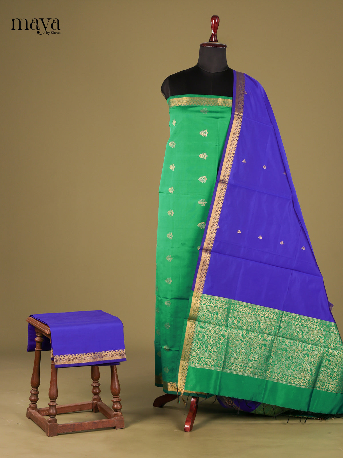 semi softsilk salwar - MEG18003