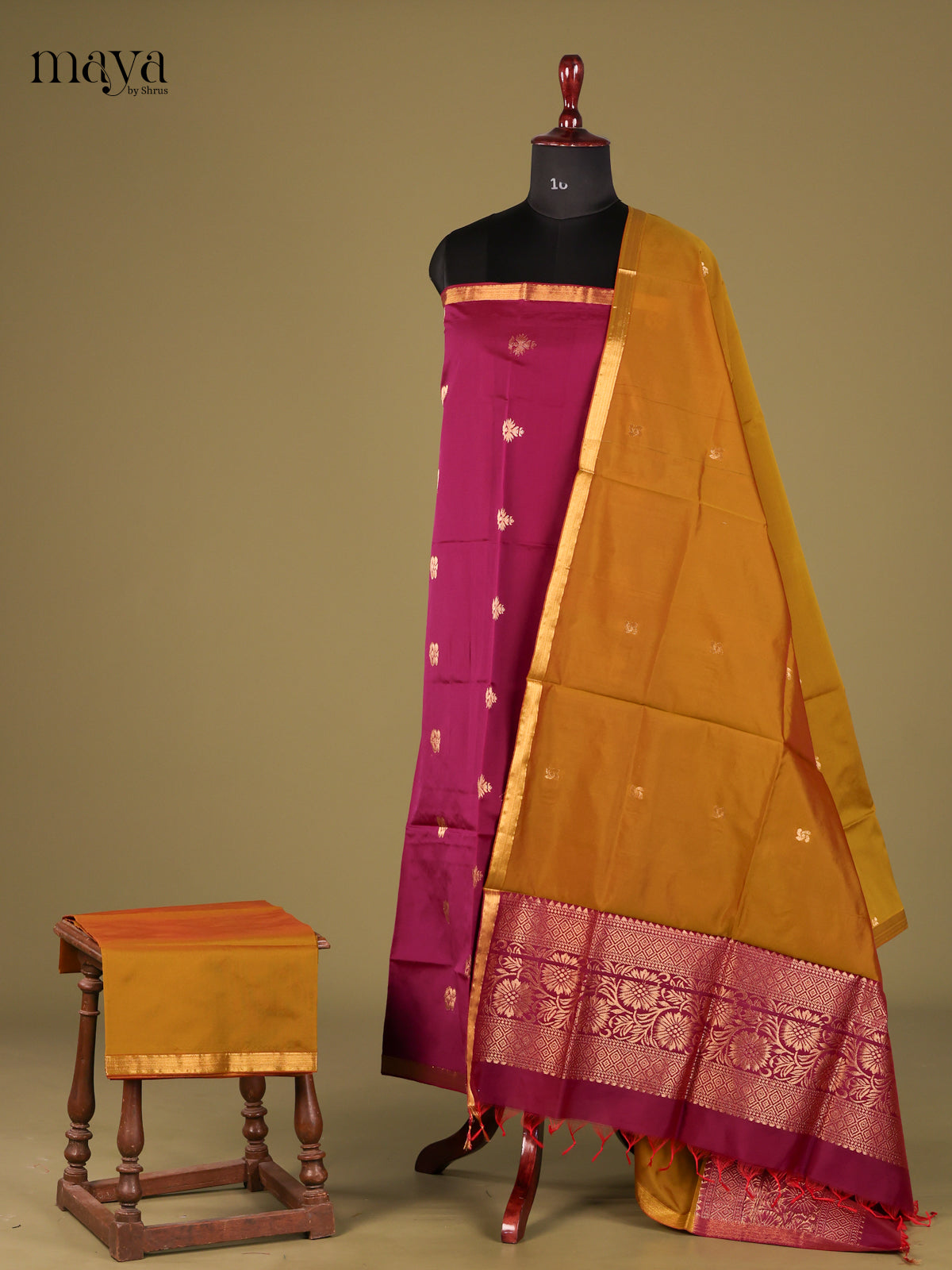 semi softsilk salwar - MEG18006