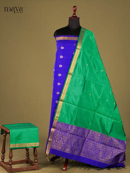 semi softsilk salwar - MEG18008