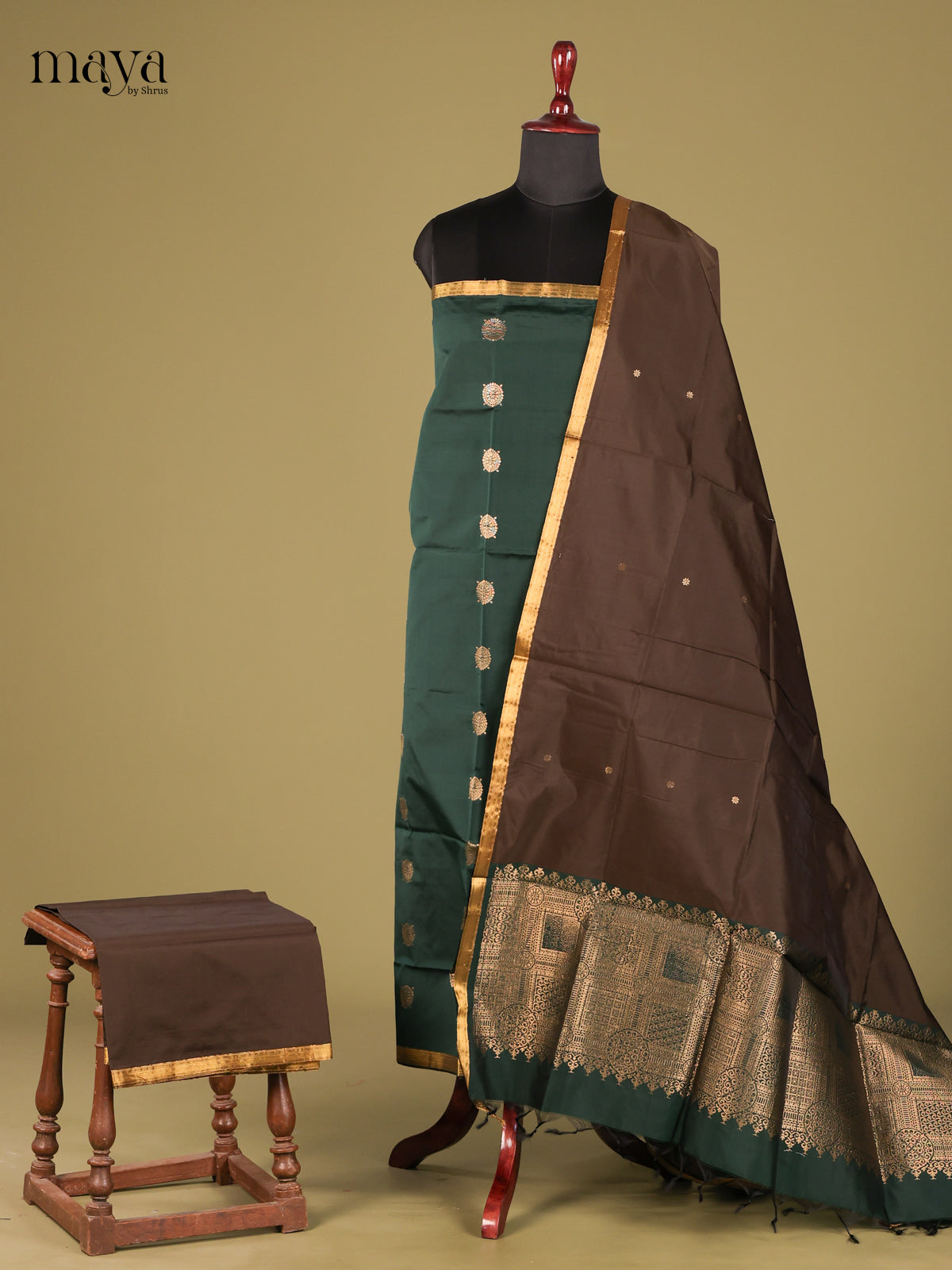 semi softsilk salwar - MEG18016