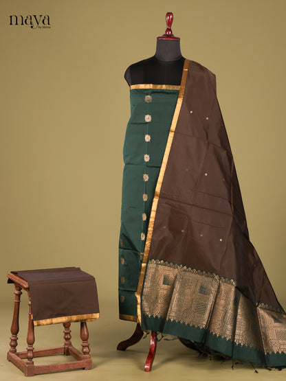 semi softsilk salwar - MEG18016